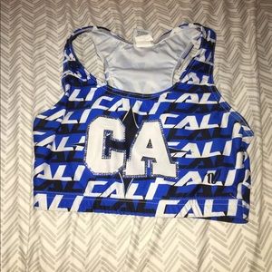 California allstars Sports Bra